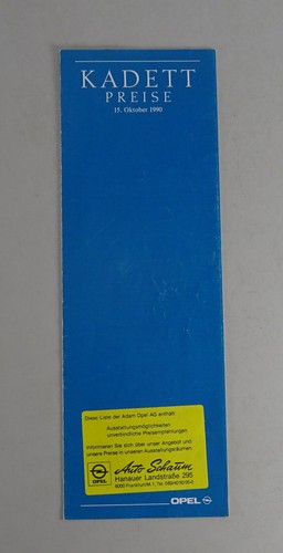 Brochure listino prezzi - listino, prezzi/prezzi