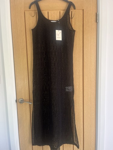 Maxi abito spiaggia nero - maxi,