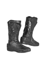 Shua Super Tech Uomo Moto Pista Corsa Stivali Nero CE Approvata Stivale