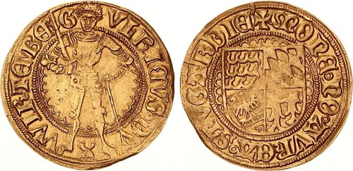 Württemberg fiorino oro - fiorino, d'oro