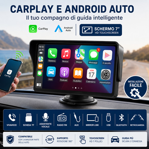 Autoradio portatile wireless - autoradio,