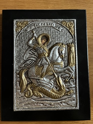 Icona bizantina greca san - greca, di