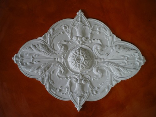 Rosoni gesso bianco - in, per