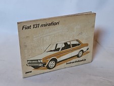 Fiat 131 Mirafiori Libretto