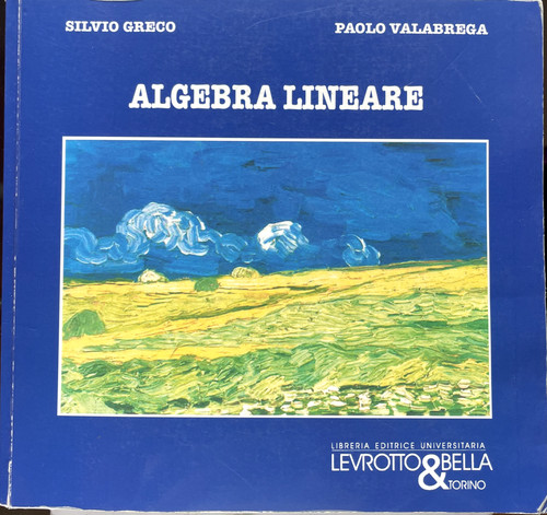 Algebra lineare - ,