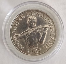  50 schilling , 1967 ,  Austria  , silver(argento) 0.900 , ø 34mm 
