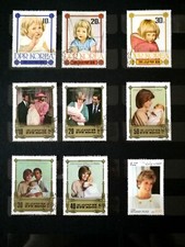 9 francobolli magnifici di