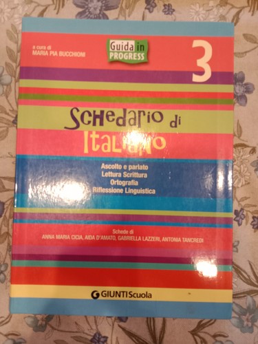 Schedario italiano giunti - schedario,