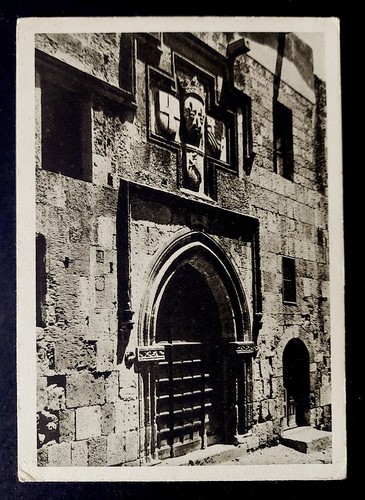 Cartolina rodi albergo della - albergo,