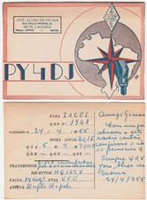 RADIOAMATORE - RADIO CARD - RADIO AMATEUR - SETE LAGOAS - BRASIL -28102-