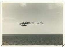 Orig. RIESEN Foto ital. CANT Z.501 Gabbiano Wasserflugzeug im Flug in Italien