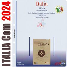5 euro commemorativi ITALIA folder: Raccoglitore MASTERPHIL 2016-2024