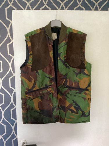 Gilet uomo vintage mimetico
