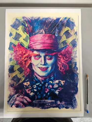 Affiche chapelier fou - le,