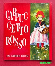 cappuccetto rosso editrice piccoli milano anni 70 tommasini libro ragazzi raro