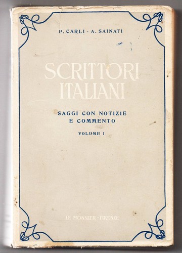 Scrittori italiani vol i - scrittori,
