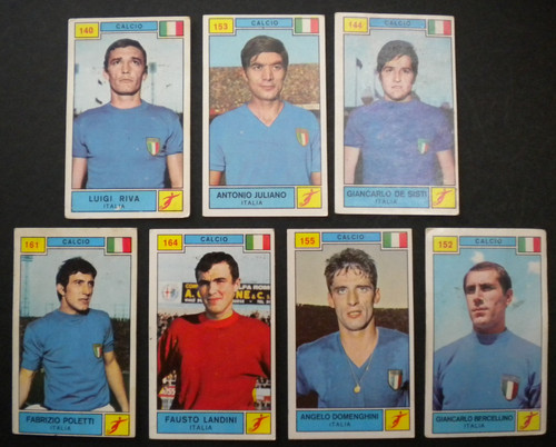 Lotto figurine panini - lotto, 7