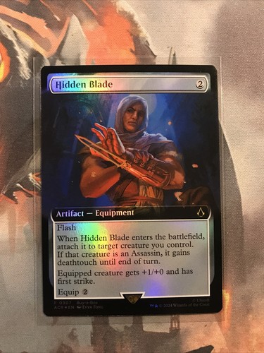 Mtg hidden blade foil - hidden,