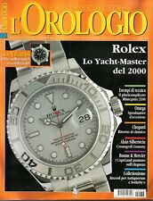 RIVISTA L'OROLOGIO DALLA TECNICA ALLO STILE N. 77 1999 - ROLEX YACHT-MASTER