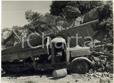 1957 VERRUA SAVOIA (TO) Macerie della frana investono un camion - Foto 18x13