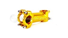 attacco manubrio bici 1"-1/8 pipa lunga alluminio ORO bicicletta fixed custom