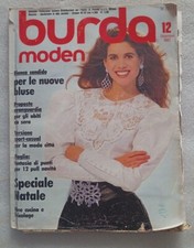 Burda 1987/12 con cartamodelli: Speciale Natale, moda città, abiti da sera