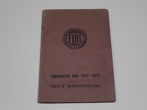 Fiat furgoncino mod - fiat, 505
