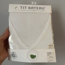 NWT Petit Bateau White Tee
