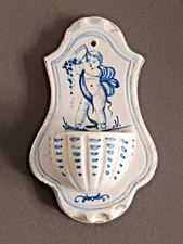 Antica acquasantiera ceramica - acquasantiera,