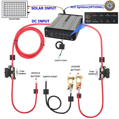 Kit carica split - kit, 12v