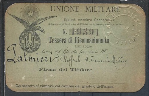 Roma tessera riconoscimento - tessera,
