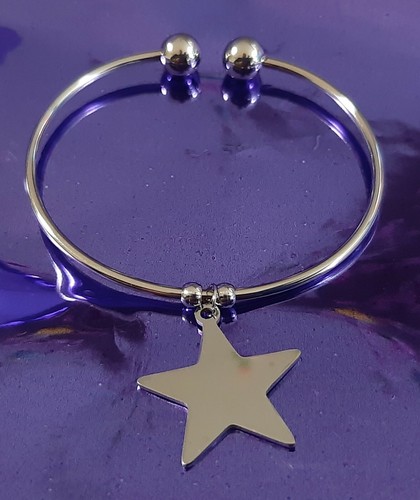 Bracciale acciaio stella - acciaio,