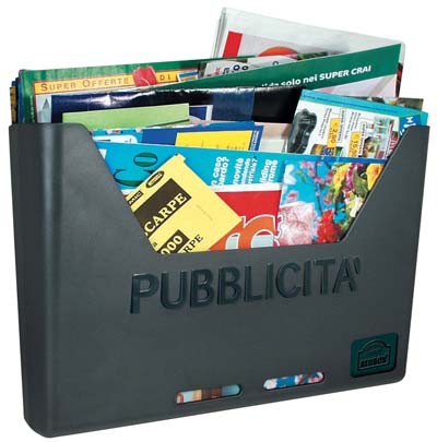 Cassetta porta pubblicita