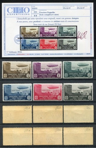 Egeo 1933 crociera zeppelin - egeo,