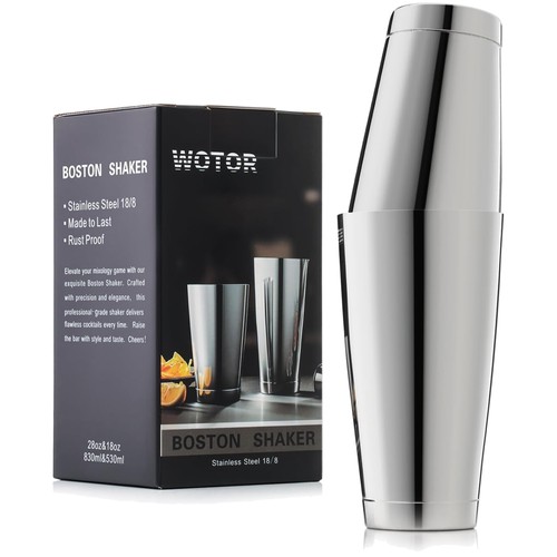 Set shaker cocktail inox
