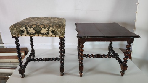 Tavolino sgabello legno - +,