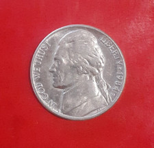 FIVE CENT ANNO 1984 PRESIDENTE JEFFERSON 5 CENTESIMI AMERICANI USA 1984 VINTAGE