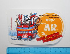 STICKER VINTAGE ADESIVO AUTOCOLLANT AUFKLEBER AR BORSE SPORTIVE