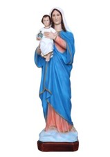 STATUA MADONNA CON BAMBINO CM
