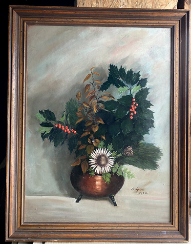 Quadro olio still life - still,
