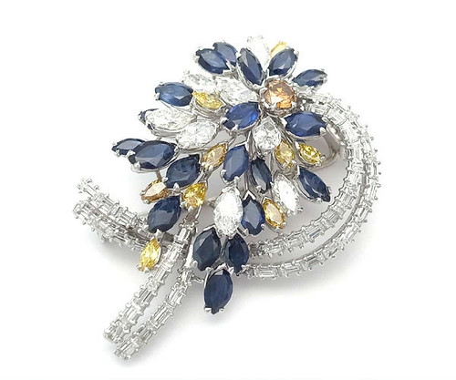 Spilla chantecler diamante - spilla,