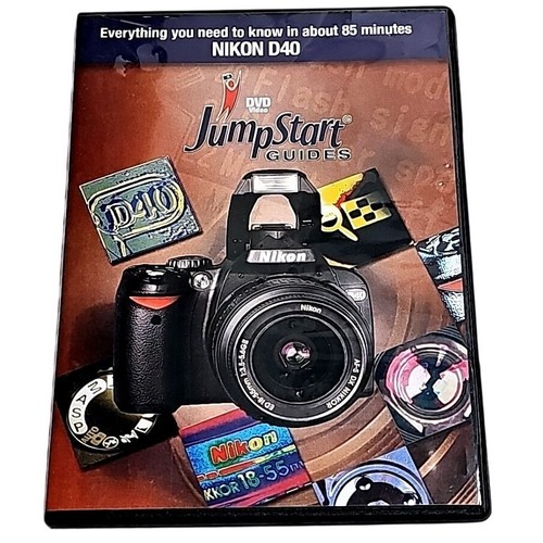 Nikon d40 jumpstart guide - guide, dvd