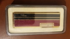 Accendino Pierre Cardin dorato, laccato rosso e nero anni 80/90 da collezione