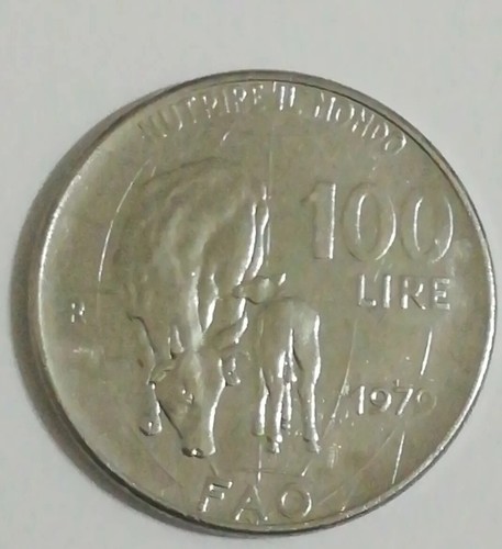 Moneta 100 lire fao - moneta,
