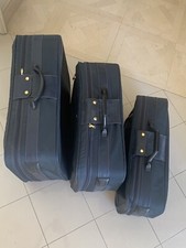 set 3 valigie samsonite semi rigide blu Con Ruote E Nastro Di Tiraggio