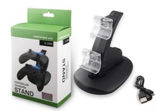 x Dock Di Ricarica 2 Controller Gamepad Joypad Doppia Stazione Xbox One mar