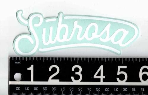 Adesivo subrosa bmx - adesivo,