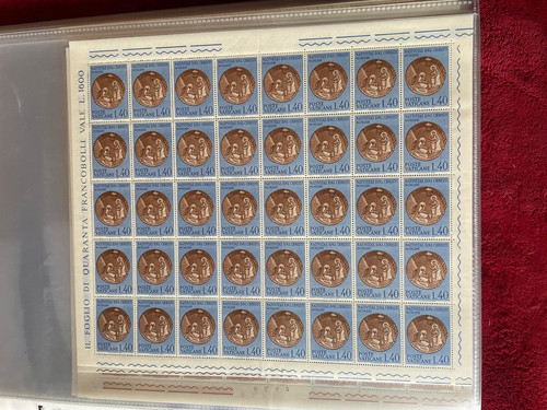 Vaticano 1963 fogli - , interi
