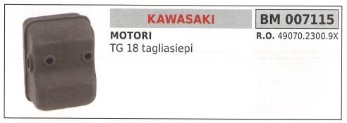 Marmitta kawasaki tagliasiepe - kawasaki,