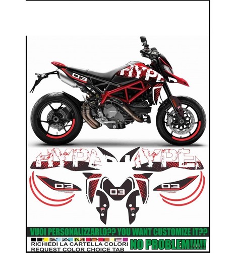 Adesivi hypermotard 950 - ,